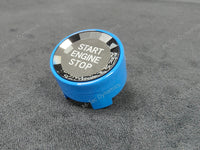 BMW F-SERIES BLUE (CRYSTAL) ENGINE START BUTTON - 1/2/3/4/5/6 SERIES - F2X F3X F8X M3 M4 M5 M6 F30 F32 F80 F82