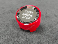 BMW F-SERIES RED (CRYSTAL) ENGINE START BUTTON - 1/2/3/4/5/6 SERIES - F2X F3X F8X M3 M4 M5 M6 F30 F32 F80 F82