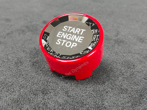 BMW F-SERIES RED (CRYSTAL) ENGINE START BUTTON - 1/2/3/4/5/6 SERIES - F2X F3X F8X M3 M4 M5 M6