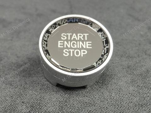 BMW F-SERIES SILVER (CRYSTAL) ENGINE START BUTTON - 1/2/3/4/5/6 SERIES - F2X F3X F8X M3 M4 M5 M6