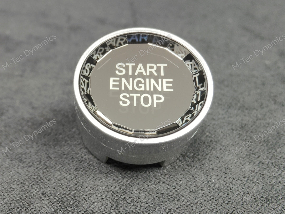 BMW F-SERIES SILVER (CRYSTAL) ENGINE START BUTTON - 1/2/3/4/5/6 SERIES - F2X F3X F8X M3 M4 M5 M6