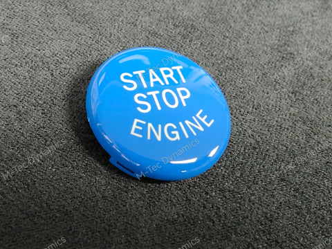 BMW E9X BLUE ENGINE START BUTTON