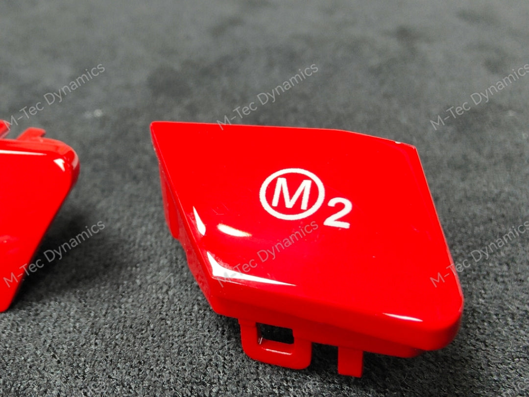 BMW F-SERIES RED STEERING WHEEL BUTTONS M1 M2 - F2X F3X X5M X6M F8X M3 M4 M5 M6 F30 F32 F80 F82