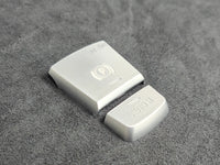 BMW F-SERIES SILVER P PARK BUTTON COVERS - 5/6 SERIES F10 F06 F11 F12 F13 F15 X5 / F16 X6