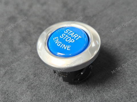 BMW E9X SERIES (BLUE) ENGINE START BUTTON - E90 E92 E93 M3 / E89 Z4