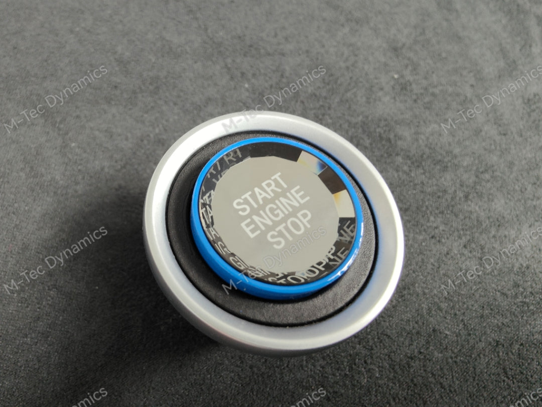 BMW E9X SERIES LCI (BLUE) CRYSTAL ENGINE START BUTTON - E90 E92 E93 M3 / E89 Z4