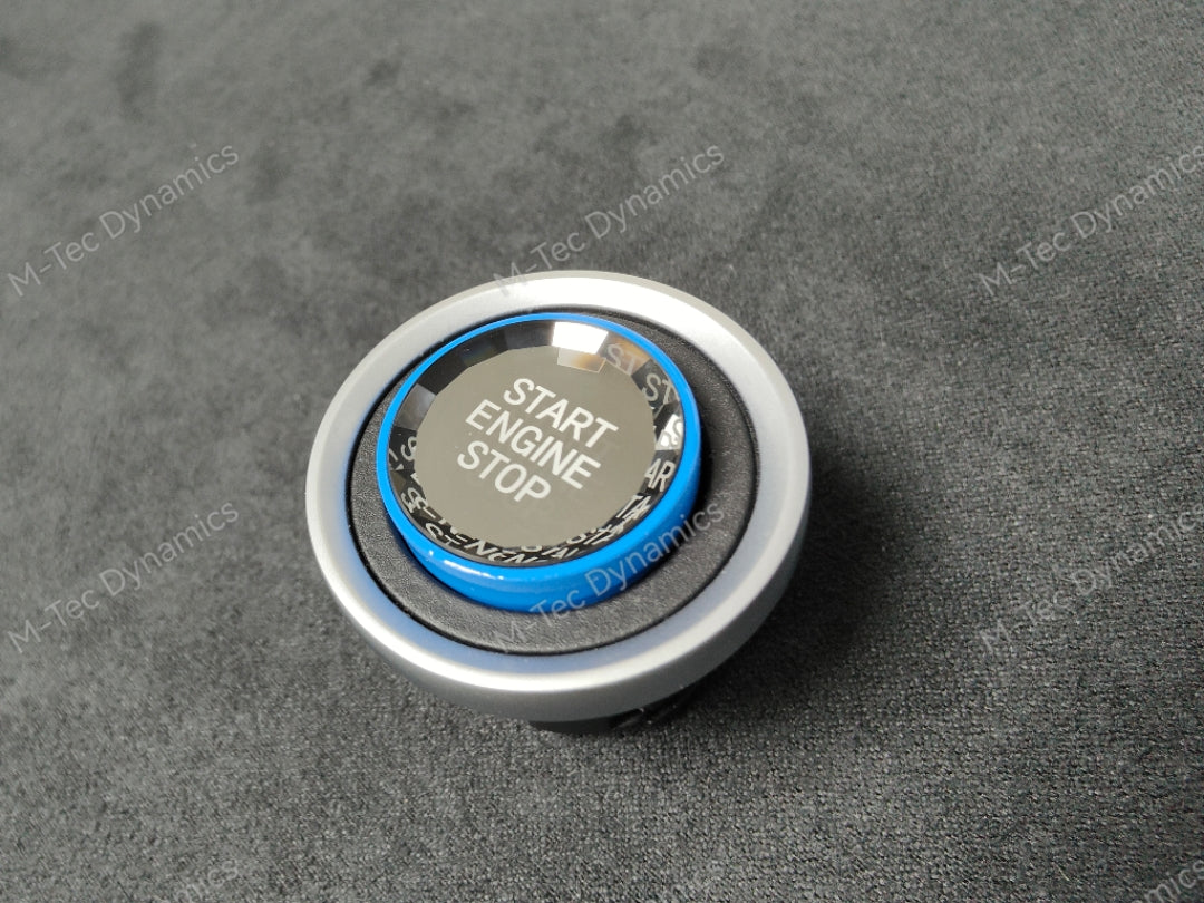 BMW E9X SERIES LCI (BLUE) CRYSTAL ENGINE START BUTTON - E90 E92 E93 M3 / E89 Z4