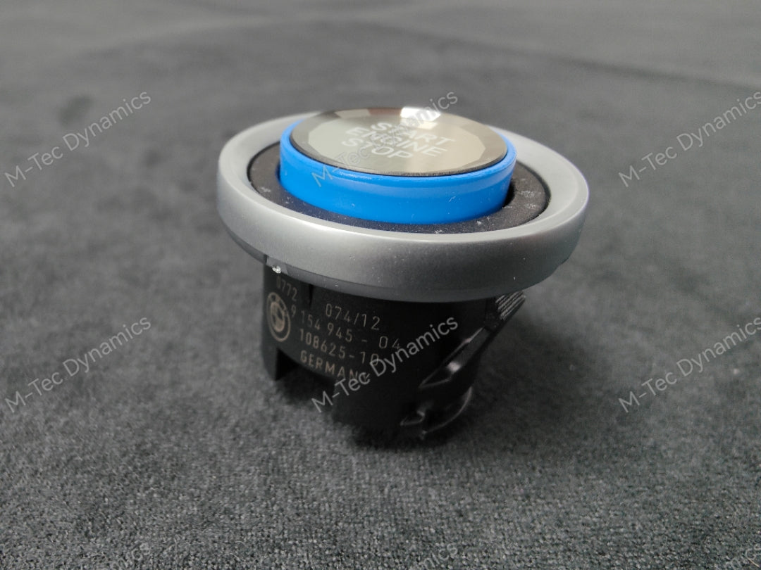 BMW E9X SERIES LCI (BLUE) CRYSTAL ENGINE START BUTTON - E90 E92 E93 M3 / E89 Z4