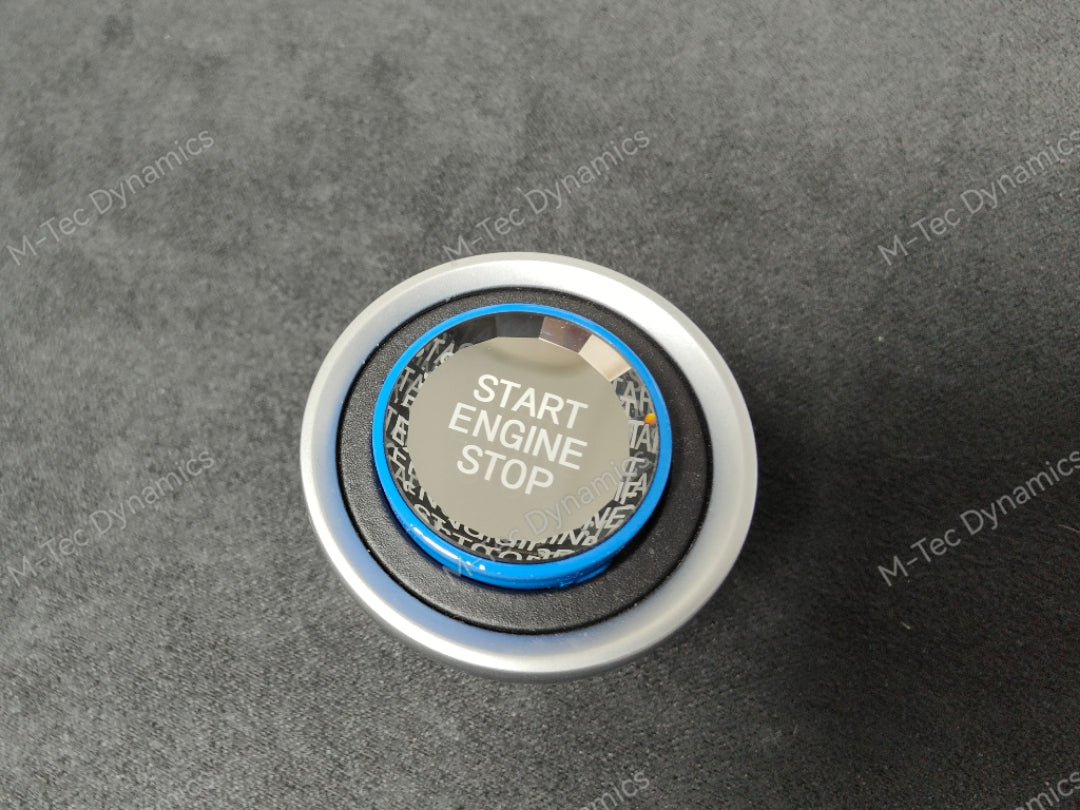 BMW E9X SERIES LCI (BLUE) CRYSTAL ENGINE START BUTTON - E90 E92 E93 M3 / E89 Z4