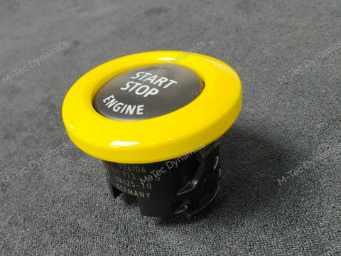 BMW E9X SERIES (YELLOW) ENGINE START BUTTON - E90 E92 E93 M3 / E89 Z4