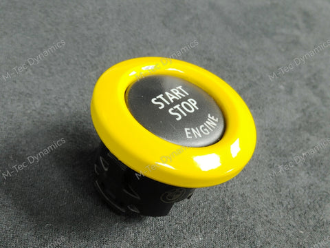 BMW E9X SERIES (YELLOW) ENGINE START BUTTON - E90 E92 E93 M3 / E89 Z4