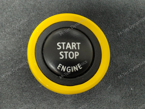 BMW E9X SERIES LCI (YELLOW) ENGINE START BUTTON - E90 E92 E93 M3 / E89 Z4