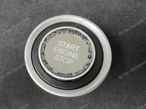 BMW E9X SERIES LCI (SILVER) CRYSTAL ENGINE START BUTTON - E90 E92 E93 M3 / E89 Z4