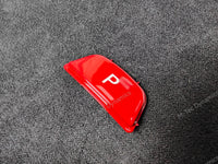 BMW F-SERIES RED P PARK GEAR SHIFTER INSERT BUTTON - 1/2/3/4/5 SERIES F1X F2X F3X F30 F32