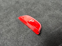 BMW F-SERIES RED P PARK GEAR SHIFTER INSERT BUTTON - 1/2/3/4/5 SERIES F1X F2X F3X F30 F32