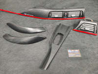 BMW F32 COUPE INTERIOR TRIM SET - 3D CARBON / MATT RED ACCENT