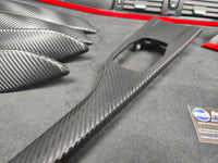 BMW F32 COUPE INTERIOR TRIM SET - 3D CARBON / MATT RED ACCENT