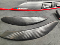 BMW F32 COUPE INTERIOR TRIM SET - 3D CARBON / MATT RED ACCENT