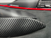 BMW F32 COUPE INTERIOR TRIM SET - 3D CARBON / MATT RED ACCENT