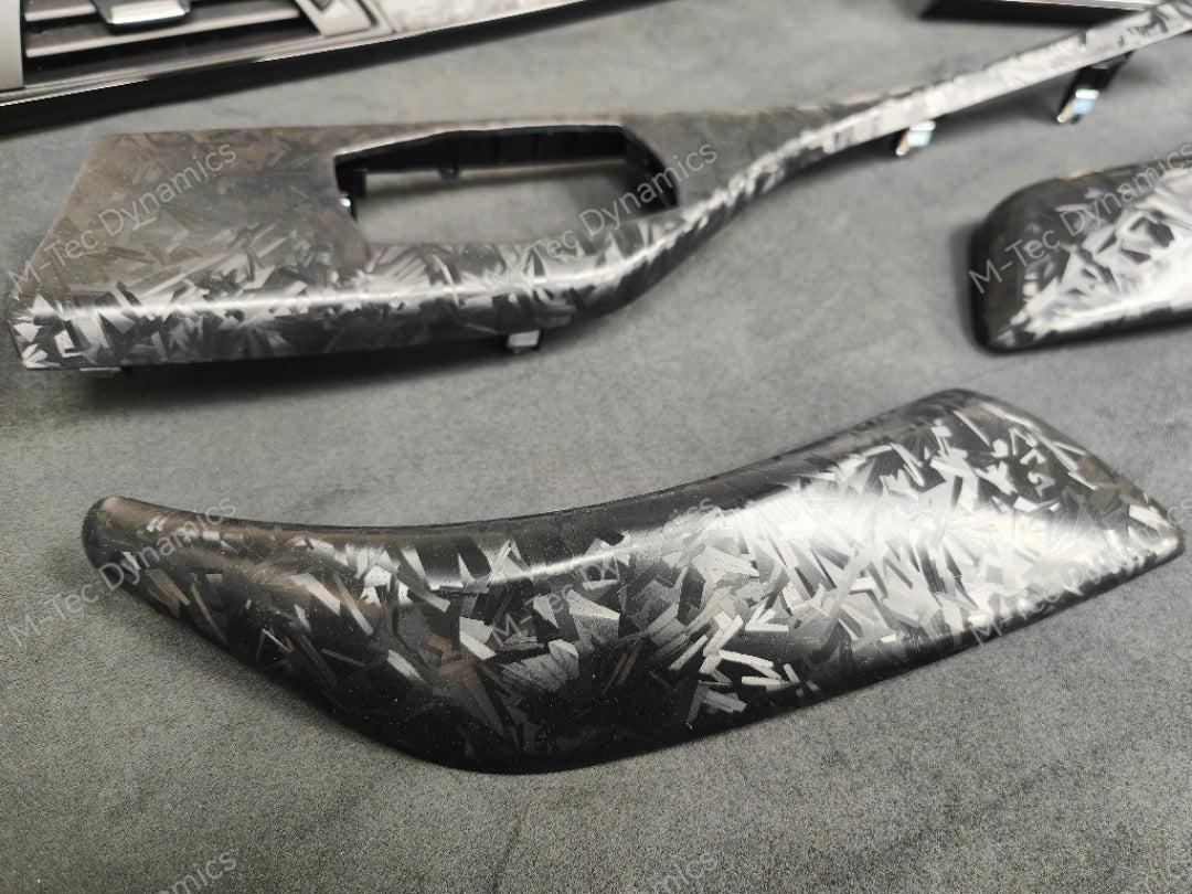 BMW F21 / F22 INTERIOR TRIM SET - FORGED CARBON / GLOSS BLACK ACCENT