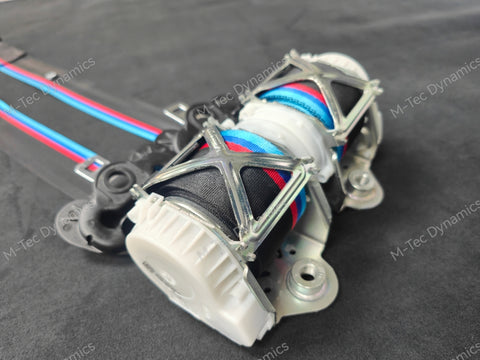BMW 2-SERIES F22 COUPE CUSTOM WIDE STRIPE TRI-COLOUR FRONT SEAT BELT SET