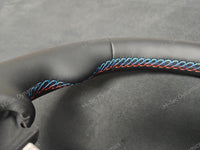 BMW F-SERIES NAPPA LEATHER TRI-STITCH STEERING WHEEL - BMW 1 2 3 4 SERIES F20 F22 F30 F32 M2 M3 M4