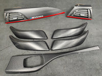 BMW F20 INTERIOR TRIM SET - 3D CARBON / RED ACCENT