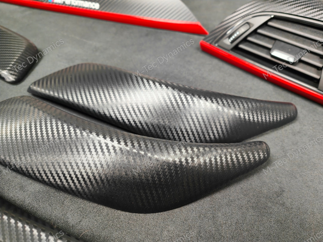 BMW F20 INTERIOR TRIM SET - 3D CARBON / RED ACCENT