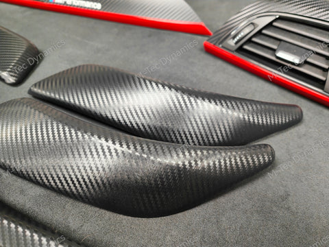 BMW F20 INTERIOR TRIM SET - 3D CARBON / RED ACCENT (#9)