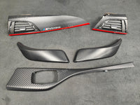 BMW F21 F22 INTERIOR TRIM SET - 3D CARBON / RED ACCENT