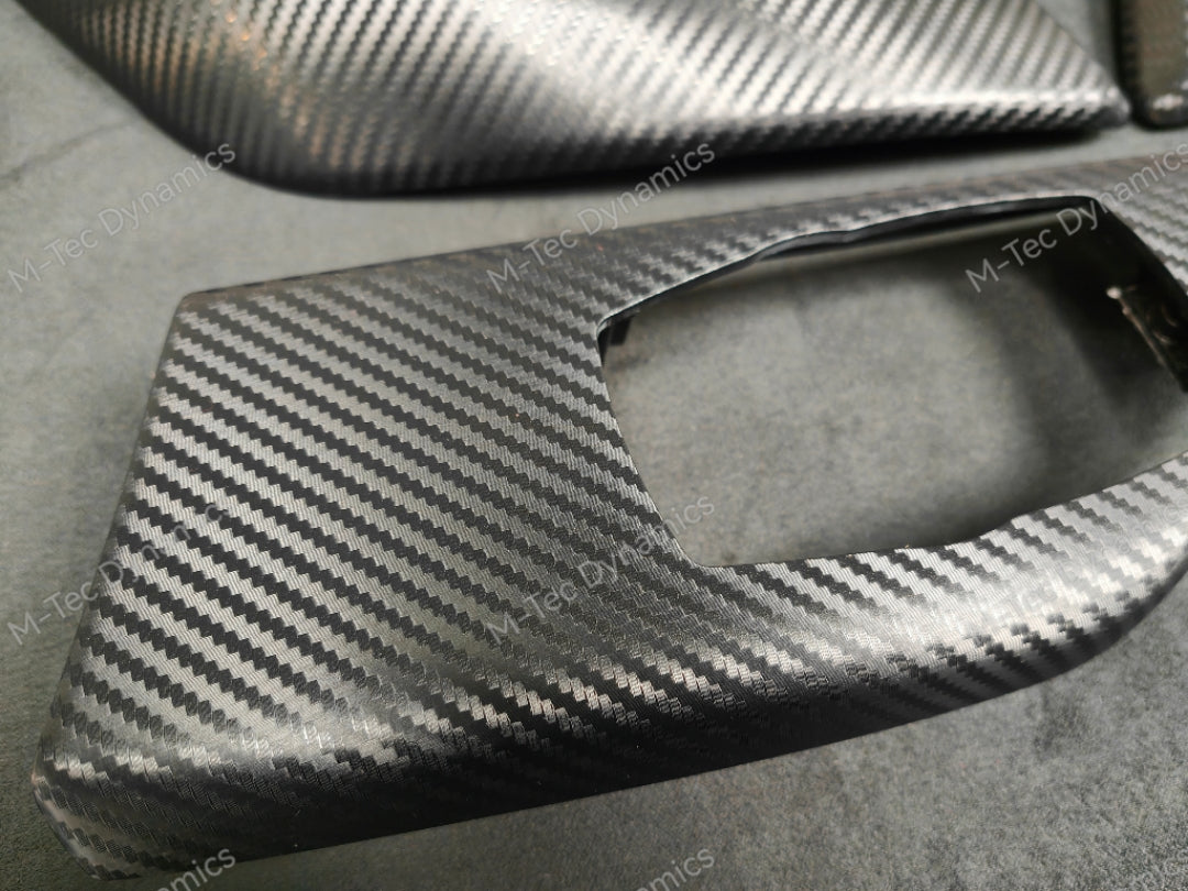 BMW F21 F22 INTERIOR TRIM SET - 3D CARBON / RED ACCENT
