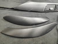 BMW F32 COUPE LCI INTERIOR TRIM SET - 3D CARBON / BLACK ACCENT