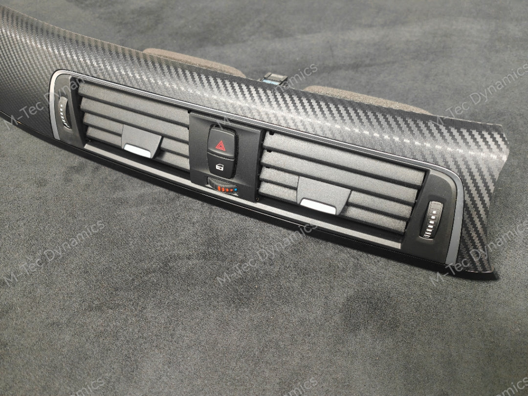 BMW F32 COUPE LCI INTERIOR TRIM SET - 3D CARBON / BLACK ACCENT