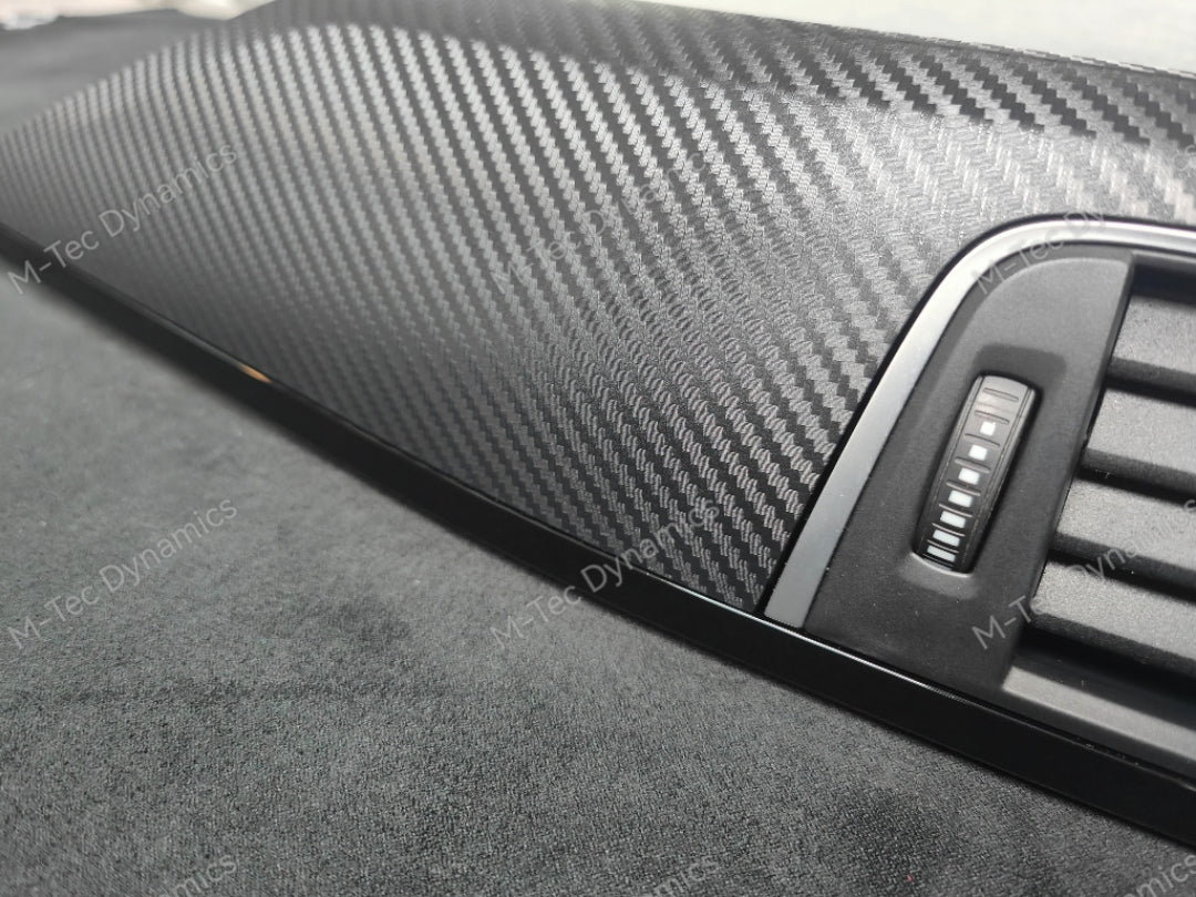 BMW F30 F31 F36 LCI INTERIOR TRIM SET - 3D CARBON / BLACK ACCENT