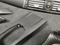 BMW F32 COUPE LCI INTERIOR TRIM SET - 3D CARBON / BLACK ACCENT