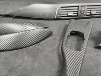 BMW F32 COUPE LCI INTERIOR TRIM SET - 3D CARBON / BLACK ACCENT