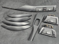 BMW F30 F31 F36 LCI INTERIOR TRIM SET - 3D CARBON / BLACK ACCENT