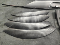 BMW F30 F31 F36 LCI INTERIOR TRIM SET - 3D CARBON / BLACK ACCENT