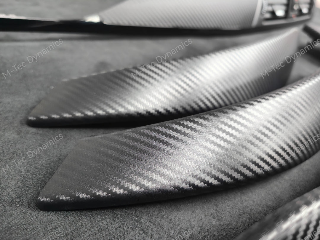 BMW F30 F31 F36 LCI INTERIOR TRIM SET - 3D CARBON / BLACK ACCENT