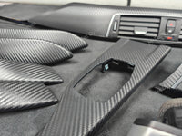 BMW F30 F31 F36 LCI INTERIOR TRIM SET - 3D CARBON / BLACK ACCENT