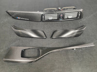 BMW F21 F22 LCI-2 INTERIOR TRIM SET - TEXTURED CARBON / GLOSS BLACK ACCENT