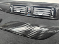 BMW F21 F22 LCI-2 INTERIOR TRIM SET - TEXTURED CARBON / GLOSS BLACK ACCENT
