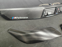 BMW F21 F22 LCI-2 INTERIOR TRIM SET - TEXTURED CARBON / GLOSS BLACK ACCENT