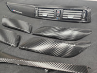 BMW F20 LCI-2 INTERIOR TRIM SET - TEXTURED CARBON / GLOSS BLACK ACCENT