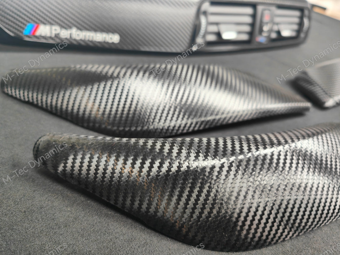 BMW F20 LCI-2 INTERIOR TRIM SET - TEXTURED CARBON / GLOSS BLACK ACCENT