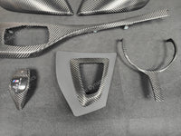 WRAPPING SERVICE - BMW F20 F21 F22 F23 LCI-2 INTERIOR TRIM SET - TEXTURED CARBON