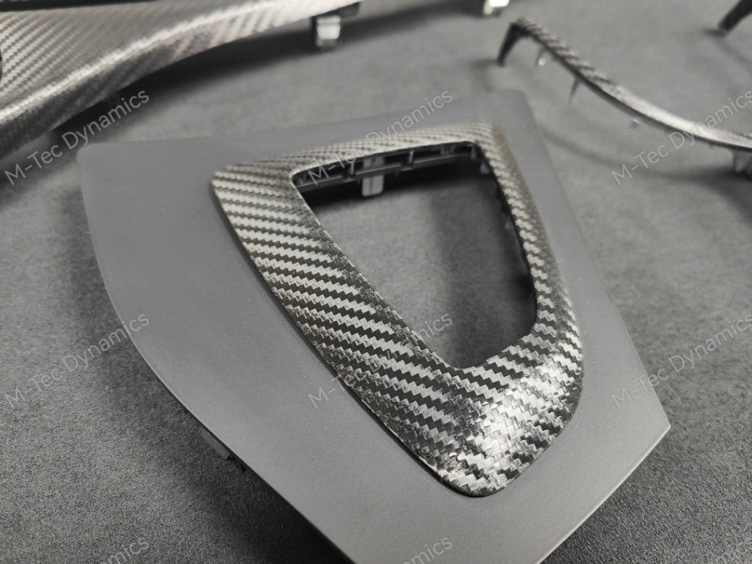 WRAPPING SERVICE - BMW F20 F21 F22 F23 LCI-2 INTERIOR TRIM SET - TEXTURED CARBON