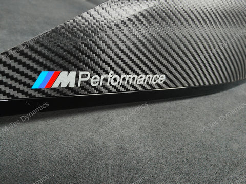 BMW F30 F80 M3 3-SERIES LCI INTERIOR TRIM SET - DEEP TEXTURED GLOSSY CARBON / GLOSS BLACK ACCENT (MTD-TEX)