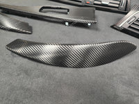 BMW F32 COUPE LCI INTERIOR TRIM SET - TEXTURED CARBON / GLOSS BLACK ACCENT