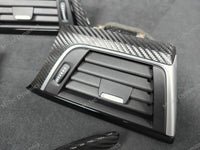 BMW F32 COUPE LCI INTERIOR TRIM SET - TEXTURED CARBON / GLOSS BLACK ACCENT